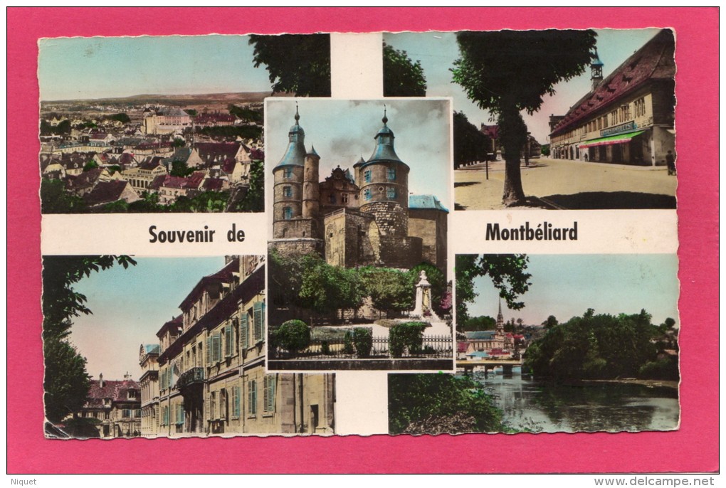 25 DOUBS MONTBELIARD, Multi-Vues, 1954, (CAP, Paris) - Montbéliard