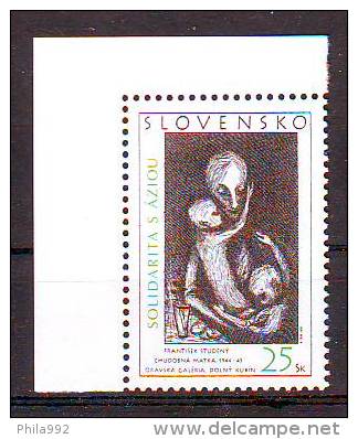 Slovakia 2005 Y Art Paintings Solidarity With Tsunami Victims In Asia Mi No 510 MNH - Ungebraucht