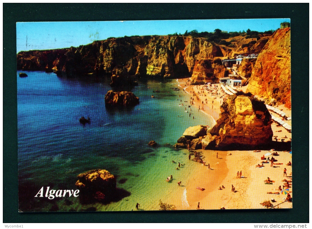 PORTUGAL  -  Algarve  Lagos  Praia Da Dona Ana  Used Postcard As Scans - Faro