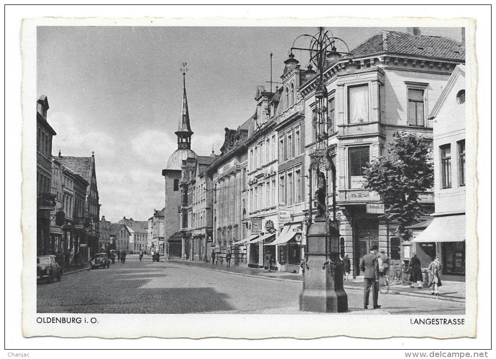 Cpsm: ALLEMAGNE - GERMANY - OLDENBURG - Langestrasse (auto)  N° 1/9031 - Oldenburg