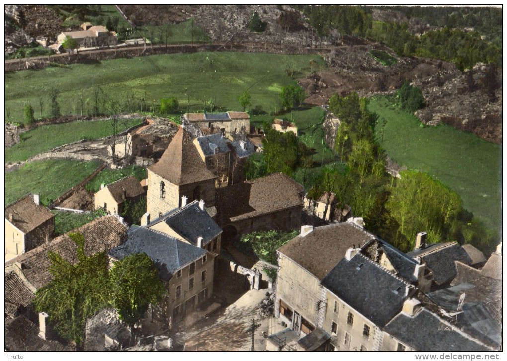 GRANDRIEU VUE AERIENNE QUARTIER DE L'EGLISE - Gandrieux Saint Amans