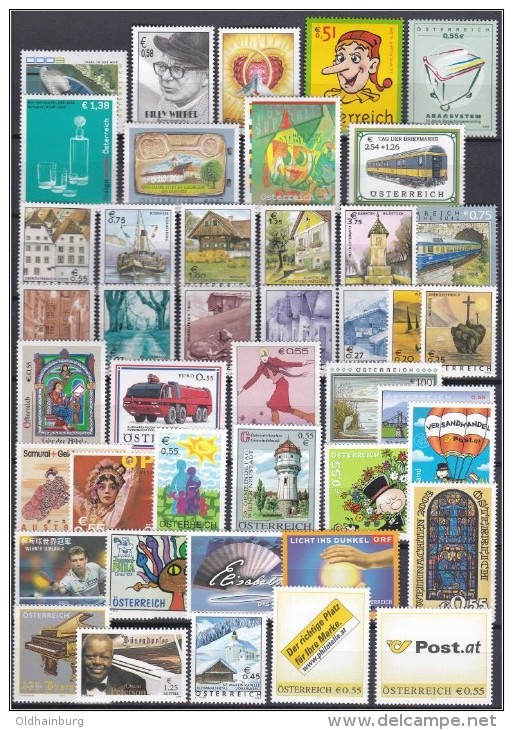 Österreich Jahrgang 2004 ** Komplett (Postpreis 49.- €) - Sammlungen