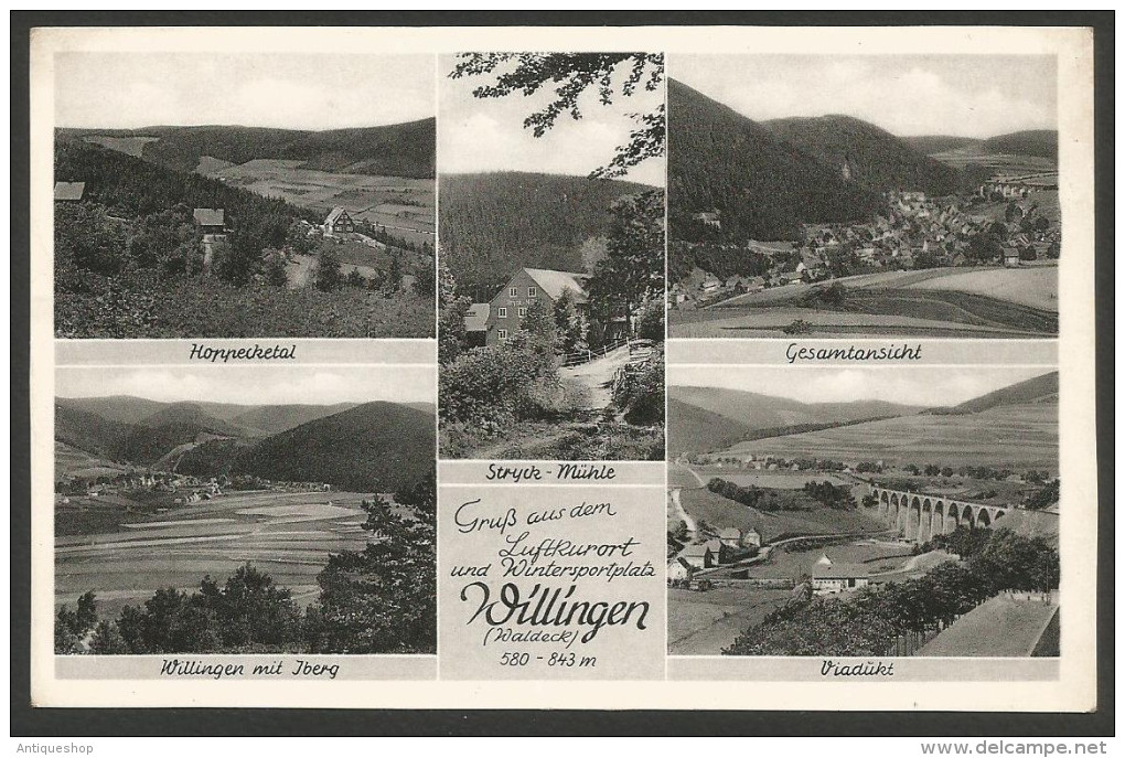 Germany-----Willingen-----old Postcard - Waldeck