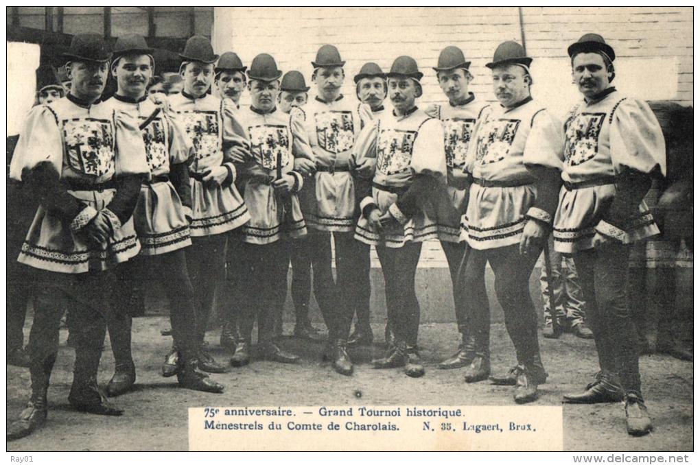 EVENEMENTS - MANIFESTATIONS - 75e Anniversaire - Grand Tournoi Historique - Ménestrels Du Compte De Charolais. - Manifestations