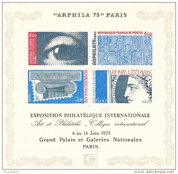 Xposition Philatélique Internationale 1975     Bloc  Feuillet Cote 12 &euro; Neuf - Neufs