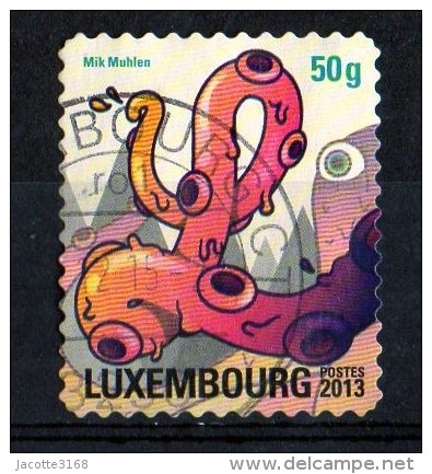 Luxmboug   2013 YT / 1975   Mik Muhlen  Adhésif - Oblitérés