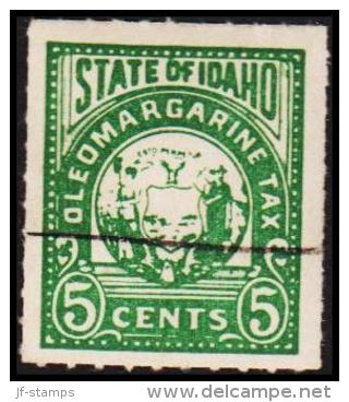 STATE OF IDAHO. OLEOMARGARINE TAX 5 CENTS. (Michel: ) - JF192638 - Ohne Zuordnung