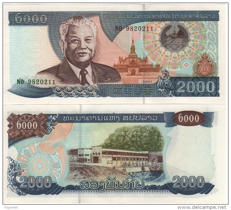 LAOS 2'000 Kip  P33b    2003   UNC - Laos