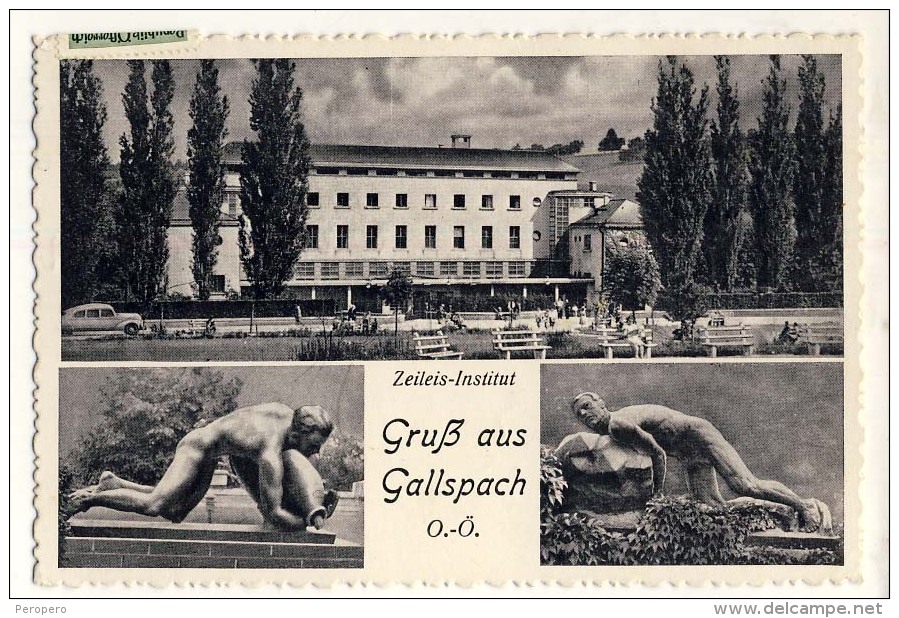 AK  Oberösterreich> Gallspach ZEILEIS-INSTITUT ANSICHTSKARTE 1954 - Gallspach
