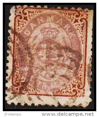 1870. Bi-coloured Skilling. 48 Skilling Lilac/brown. Line Perforated 12½. Normal Frame.... (Michel: 21IB) - JF192697 - Nuovi