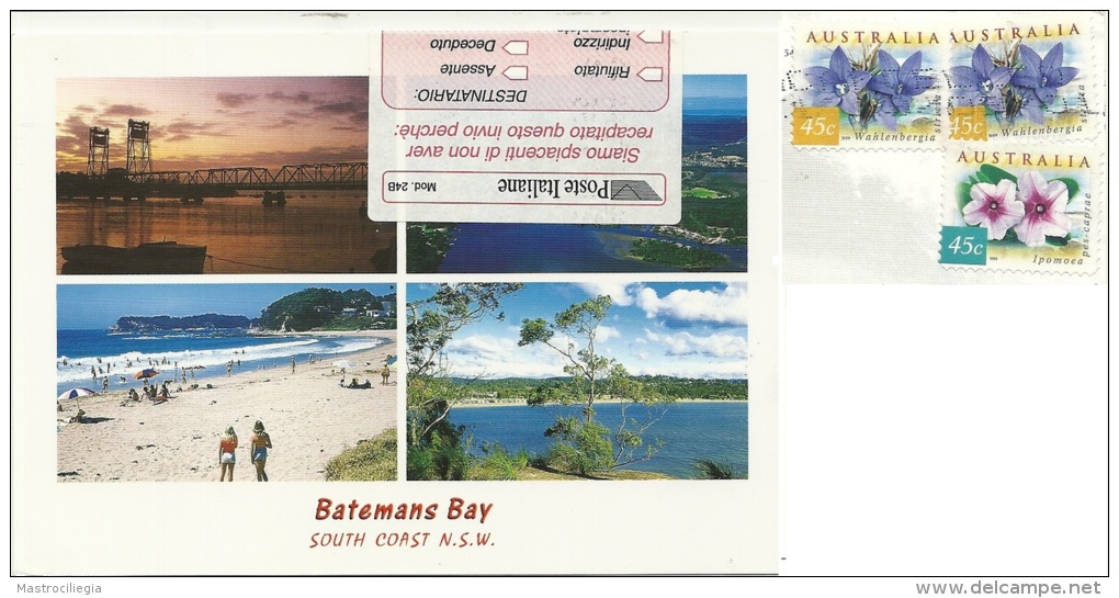 AUSTRALIA   BATEMANS BAY  South Coast   Nice Stamps  Flowers - Altri & Non Classificati