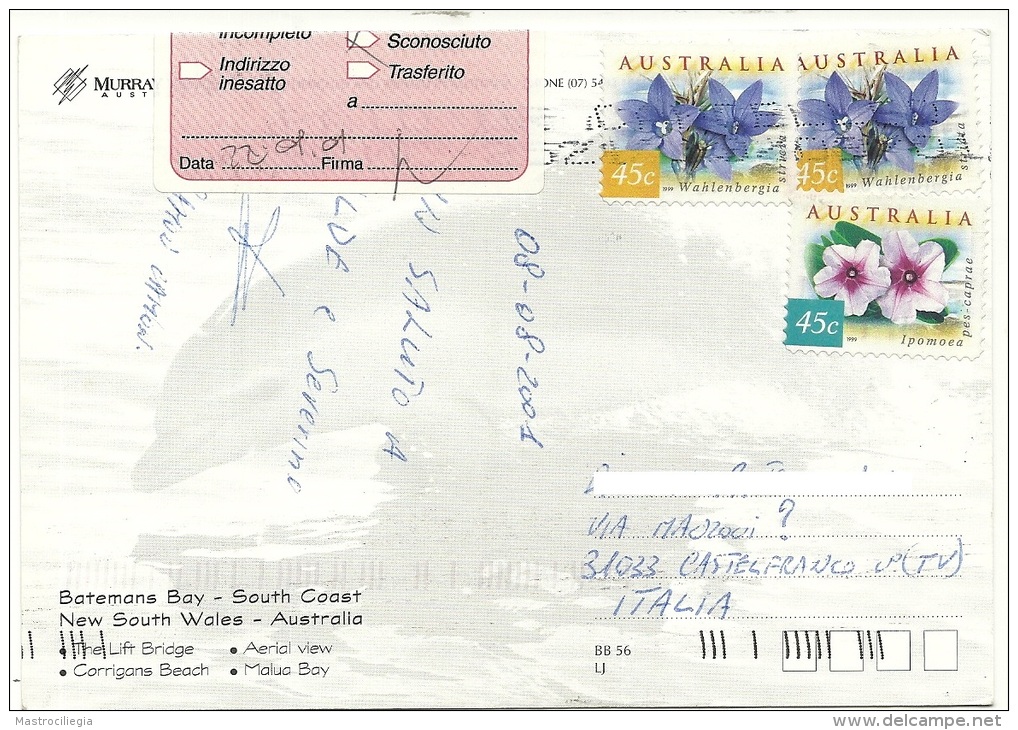 AUSTRALIA   BATEMANS BAY  South Coast   Nice Stamps  Flowers - Altri & Non Classificati