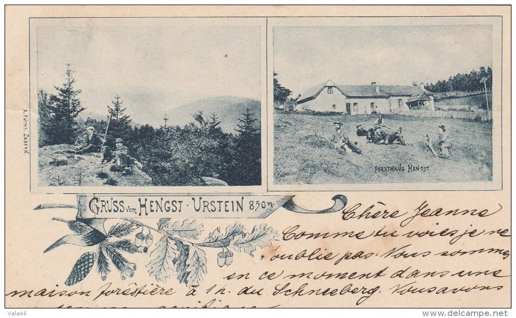 HENGST-URSTEIN  (Moselle) - SUPERBE Et RARE - Autres & Non Classés