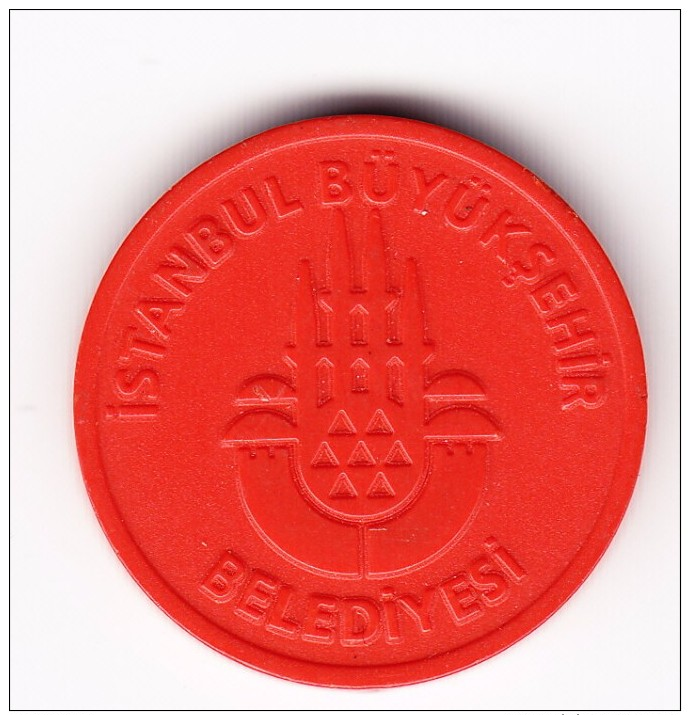 Istanbul Turkey  Transit Token Jeton - Türkei