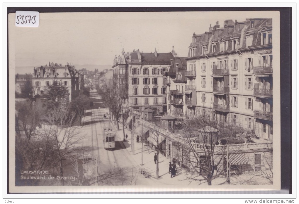 LAUSANNE - BOULEVARD DE GRANCY - TRAMWAY - TB - Grancy