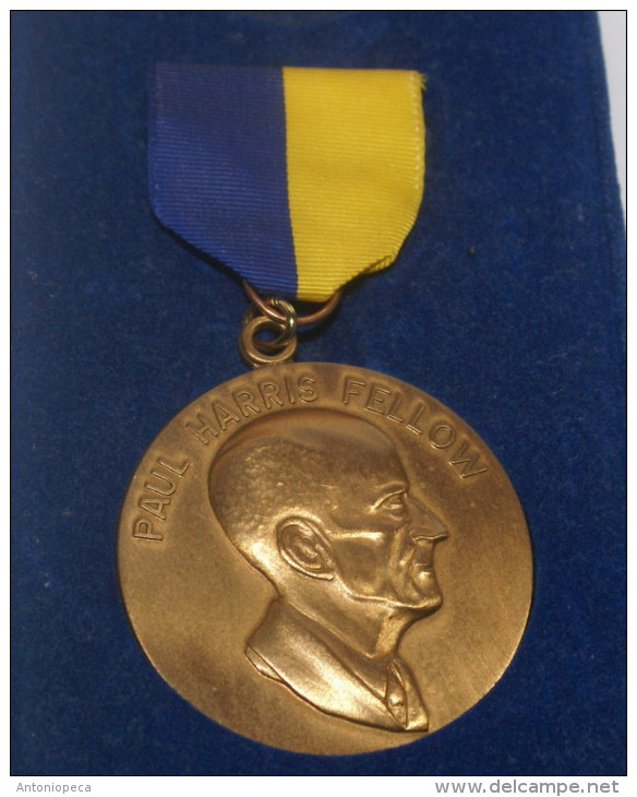 ROTARY INTERNATIONAL FOUNDATION, PAUL HARRIS FELLOW, BRONZE MEDAL - Altri & Non Classificati