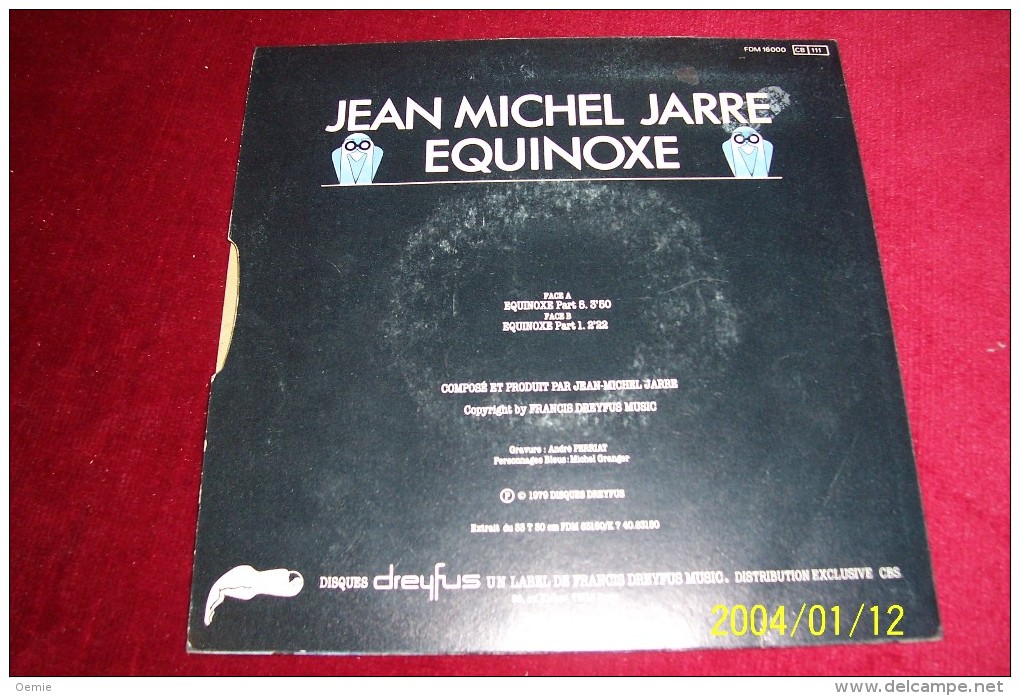 JEAN  MICHEL JARRE  ° EQUINOXE - Autres - Musique Française