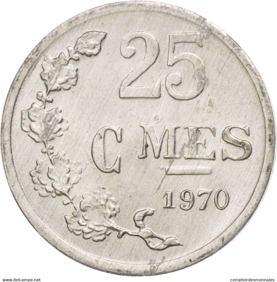 Monnaie, Luxembourg, Jean, 25 Centimes, 1970, SPL, Aluminium, KM:45a.1 - Luxembourg