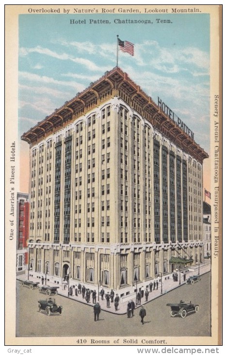 USA, Hotel Patten, Chattanooga, Tenn, 1910s-20s Unused Postcard [16484] - Chattanooga
