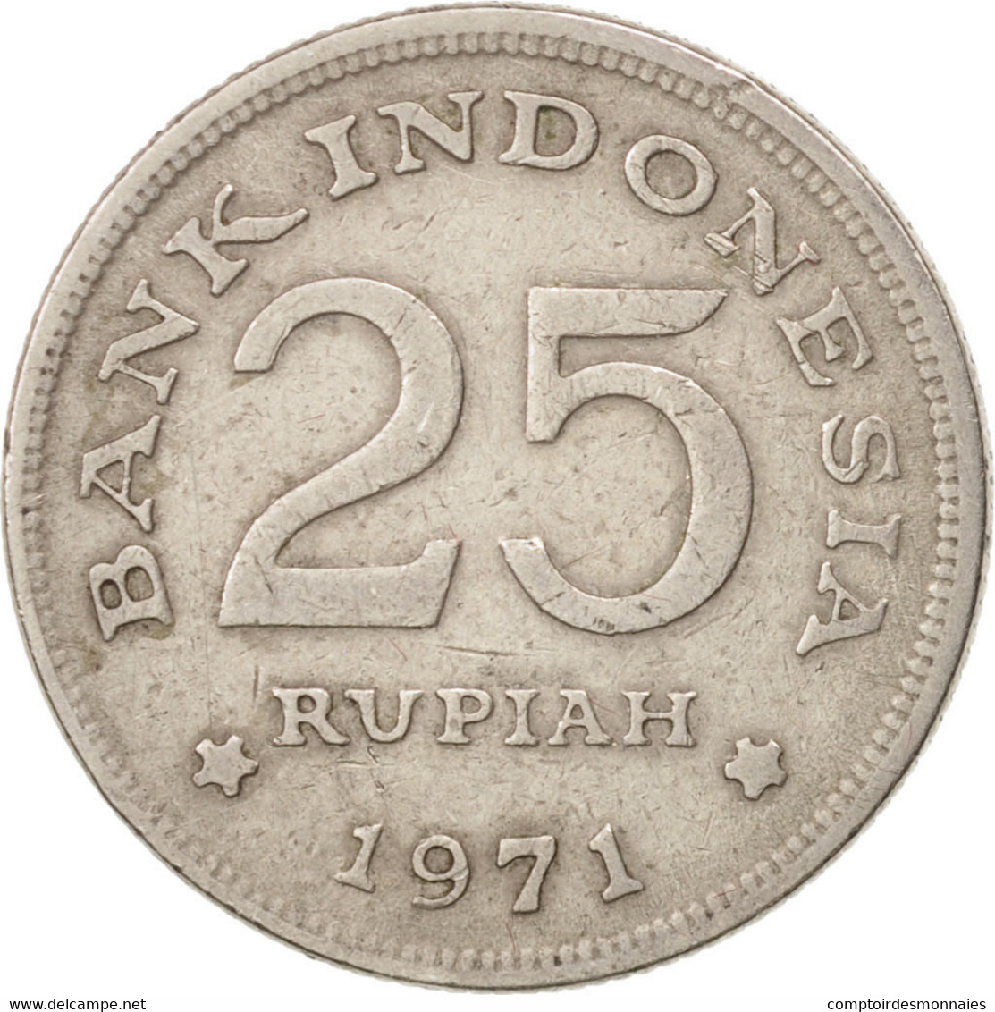 Monnaie, Indonésie, 25 Rupiah, 1971, TTB, Copper-nickel, KM:34 - Indonésie