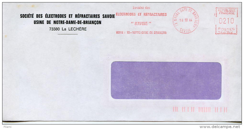 EMA Science,chimie,Société Des Electrodes Et Réfractaires SAVOIE,cathode Carbone,graphite Pour Electrolyse,lettre 73 La - Chimica