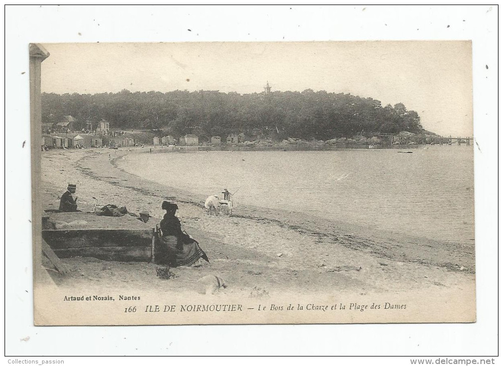 Cp , 85 , ILE DE NOIRMOUTIER , Le Bois De La CHAIZE Et La Plage Des DAMES , écrite 1919 - Noirmoutier