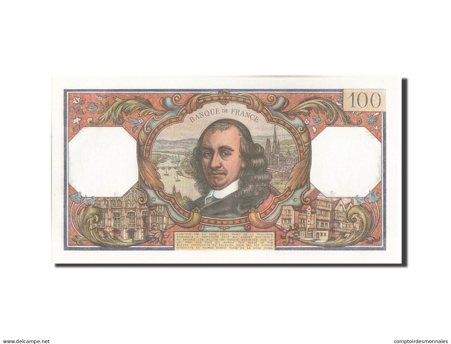 Billet, France, 100 Francs, 100 F 1964-1979 ''Corneille'', 1965, 1965-02-04 - 100 F 1964-1979 ''Corneille''