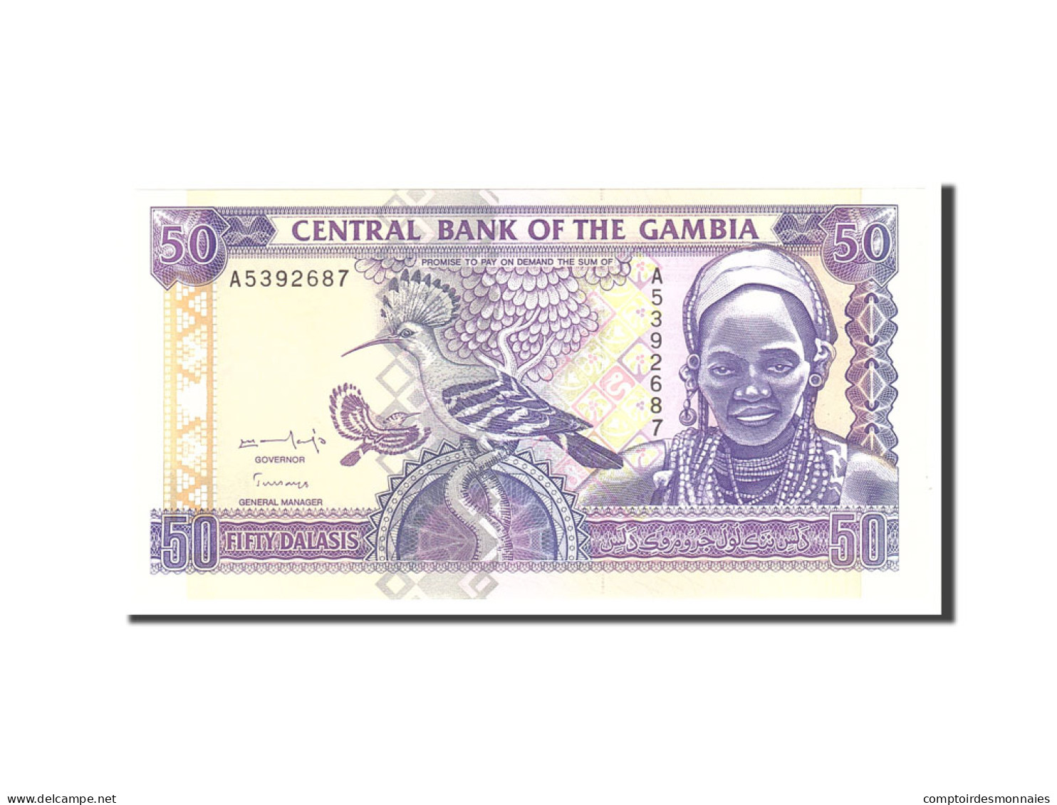 Billet, Gambia, 50 Dalasis, 1996, Undated, KM:19a, NEUF - Gambie