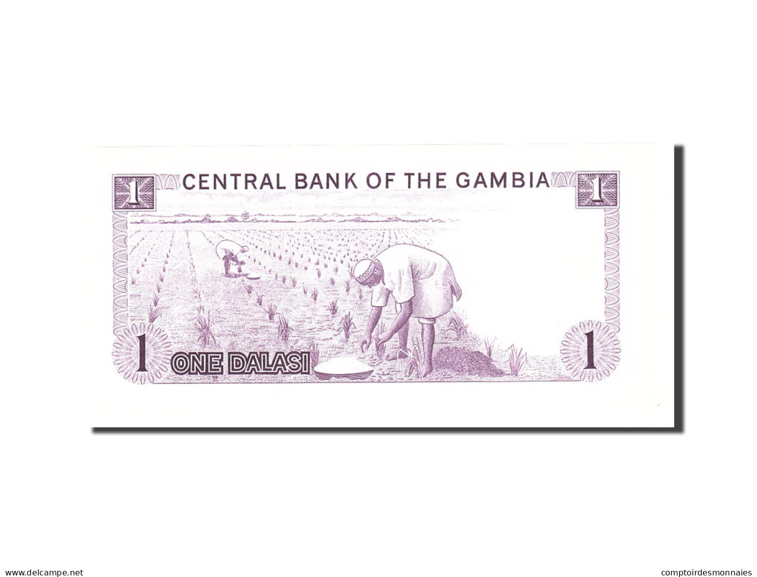 Billet, Gambia, 1 Dalasi, 1971, Undated, KM:4f, NEUF - Gambie