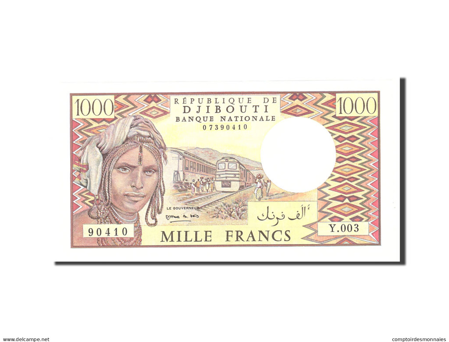 Billet, Djibouti, 1000 Francs, 1988, Undated, KM:37b, NEUF - Dschibuti