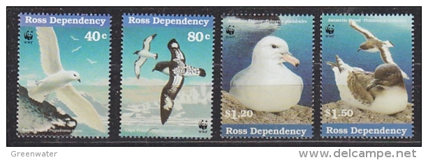 Ross Dependency 1997 Sea Birds WWF 4v  ** Mnh (26977) - Nuevos