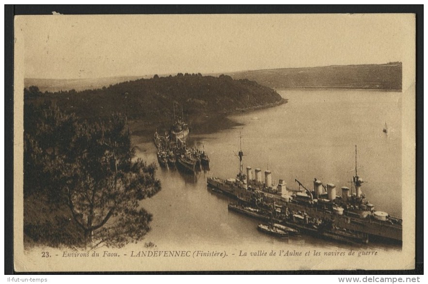 29 LANDEVENNEC - La Vallée De L'AULNE Et Les Navies De Guerre - Landévennec