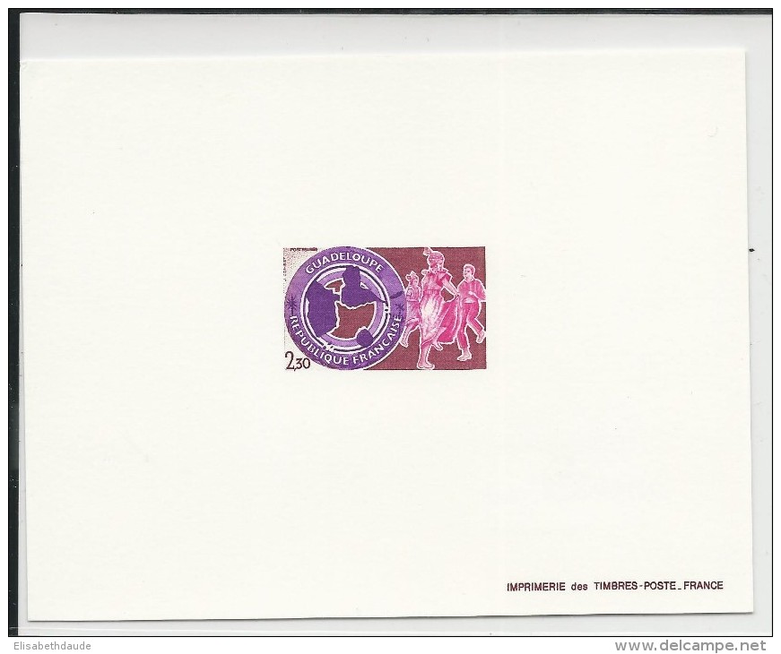 1984 - EPREUVES DE LUXE CERES 2302  EL - THEME : DANSE GUADELOUPE - Luxury Proofs