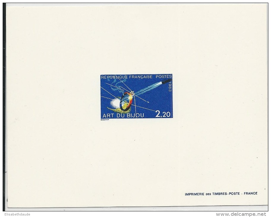 1984 - EPREUVE DE LUXE MAURY 2291 EL - THEME : ART DU BIJOU - COTE = 35 EUR - Luxury Proofs