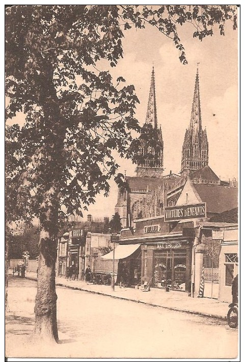 QUIMPER (29) Commerce Faïences De Quimper - MAX DRILLIEN 16 , Boulevard De Kerguelen - Quimper