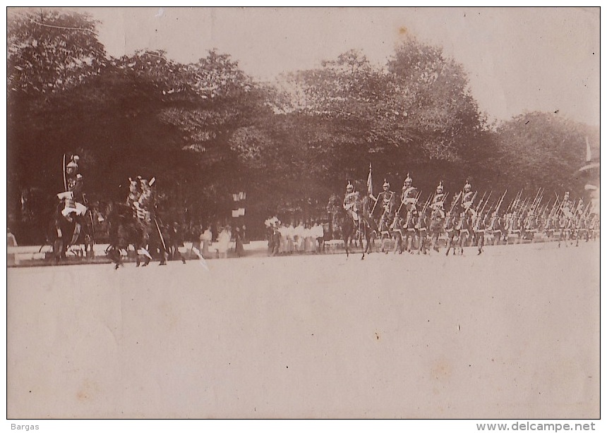 Photo Ancienne Militaire Uniforme Enterrement Du General Brault - Guerre, Militaire