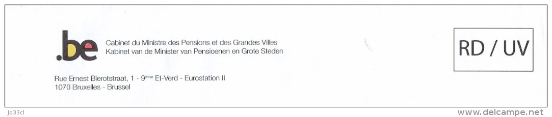 Les Voeux 2010 De Michel Darden, Ministre Des Pensions Et Des Grandes Villes - Politieke En Militaire Mannen