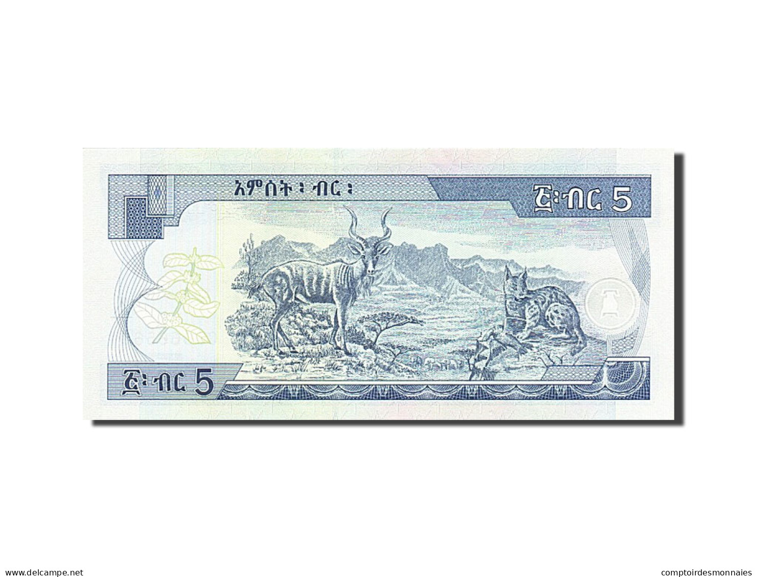 Billet, Éthiopie, 5 Birr, 1989, 2013, NEUF - Aethiopien