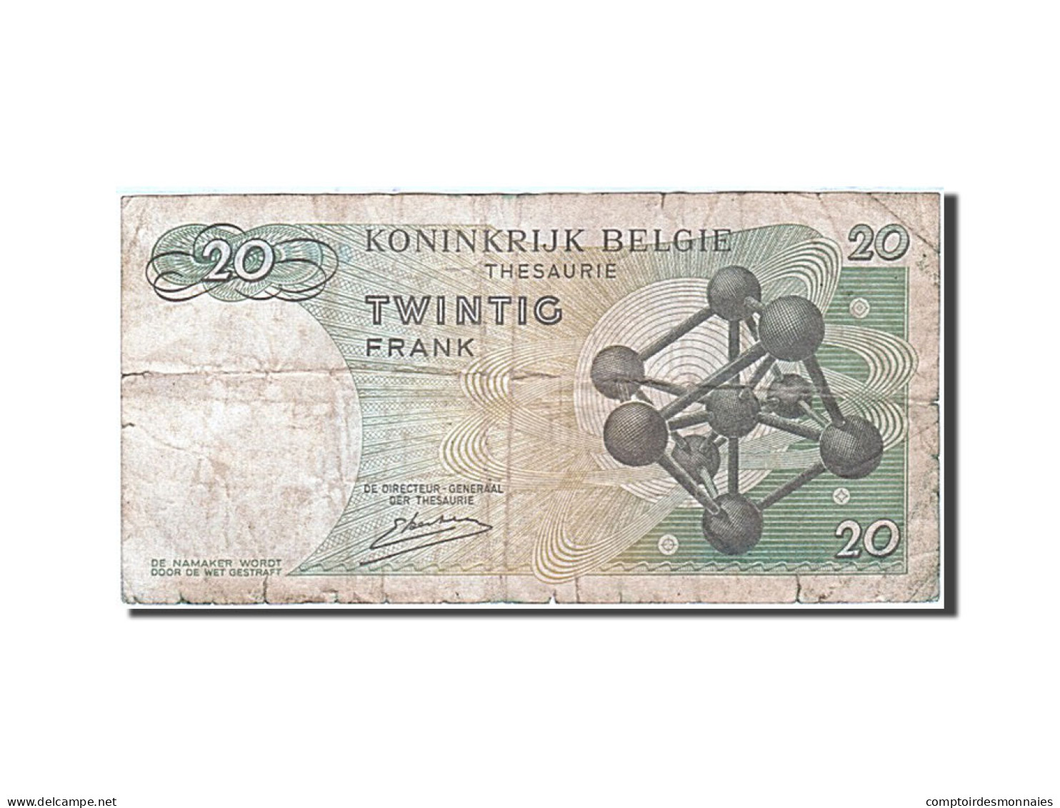 Billet, Belgique, 20 Francs, 1964-1966, 1964-06-15, KM:138, B - Sonstige & Ohne Zuordnung