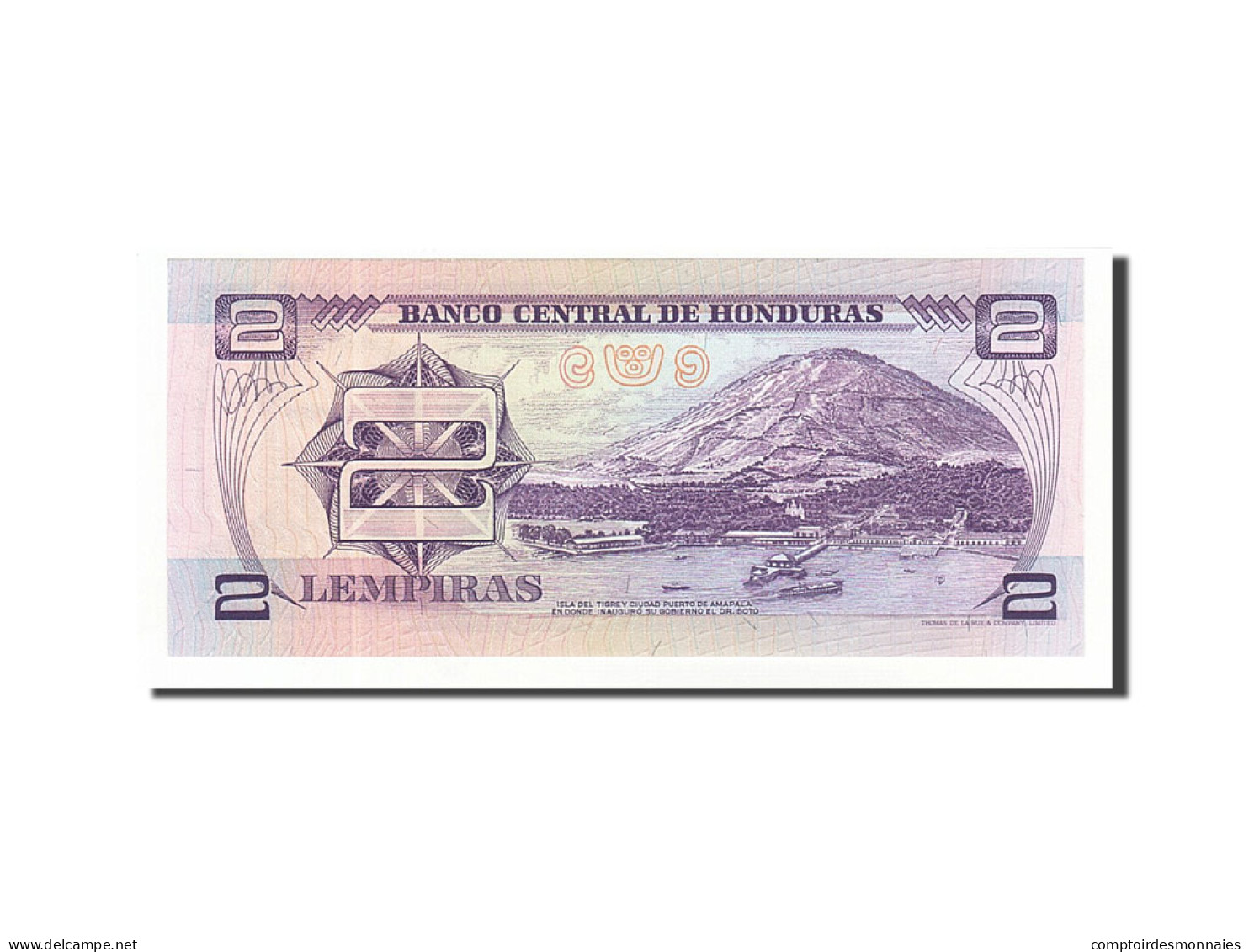 Billet, Honduras, 2 Lempiras, 1976, 1976-09-23, KM:61, NEUF - Honduras