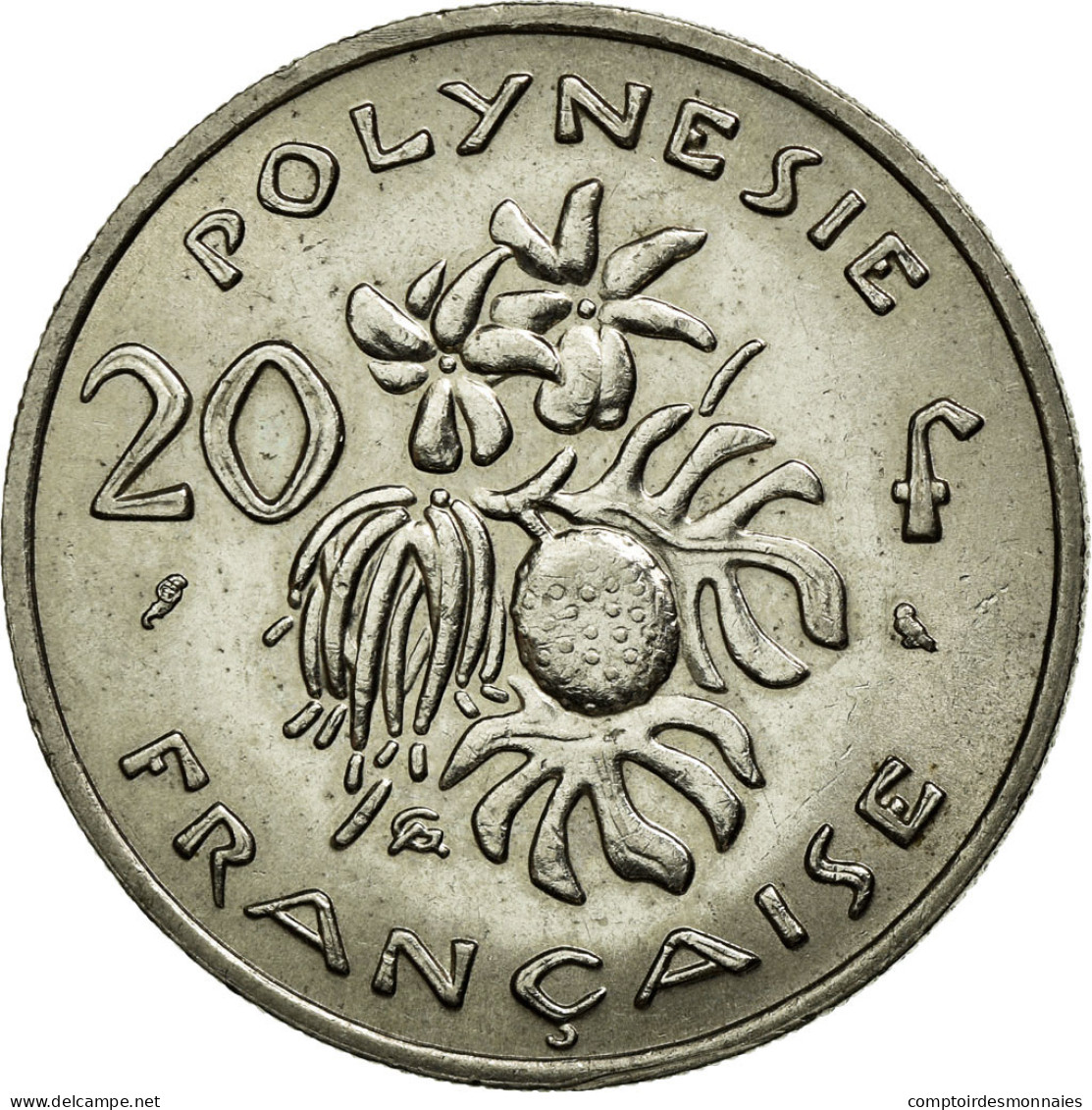 Monnaie, French Polynesia, 20 Francs, 1972, Paris, SUP, Nickel, KM:9 - Polynésie Française