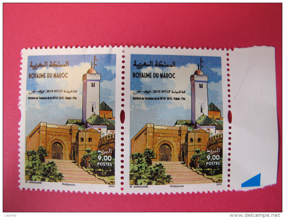 Maroc 2015 - Sommet Du Tourisme De La WTCF - Rabat Fès - Paire ** - Maroc (1956-...)