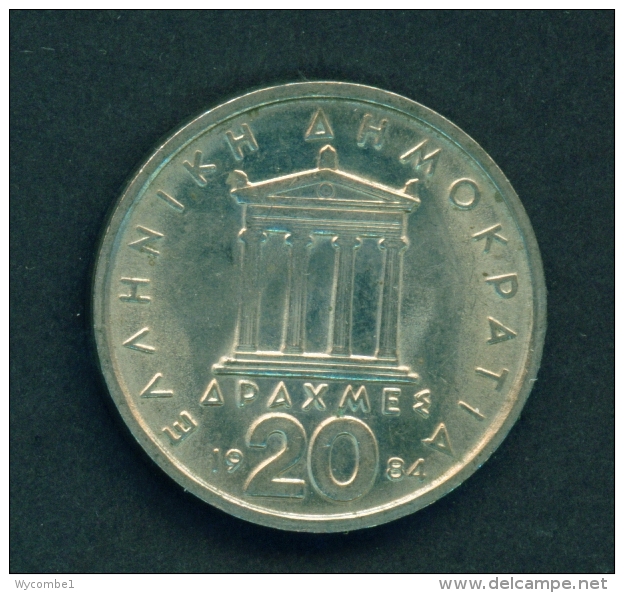 GREECE  -  1984  20d  Circulated Coin - Griechenland