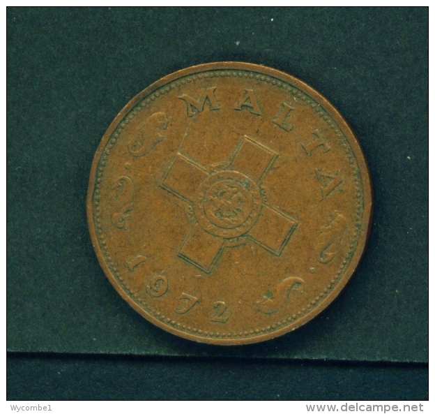 MALTA  -  1972  1c  Circulated Coin - Malta