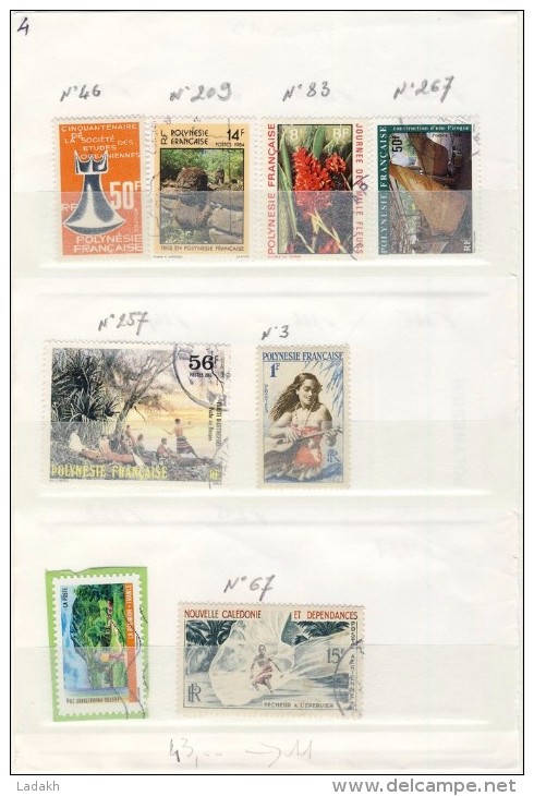 POLYNESIE FRANCAISE # PETIT LOT DE 18 TIMBRES # NEUFS ET OBLITERES  # - Collections, Lots & Séries