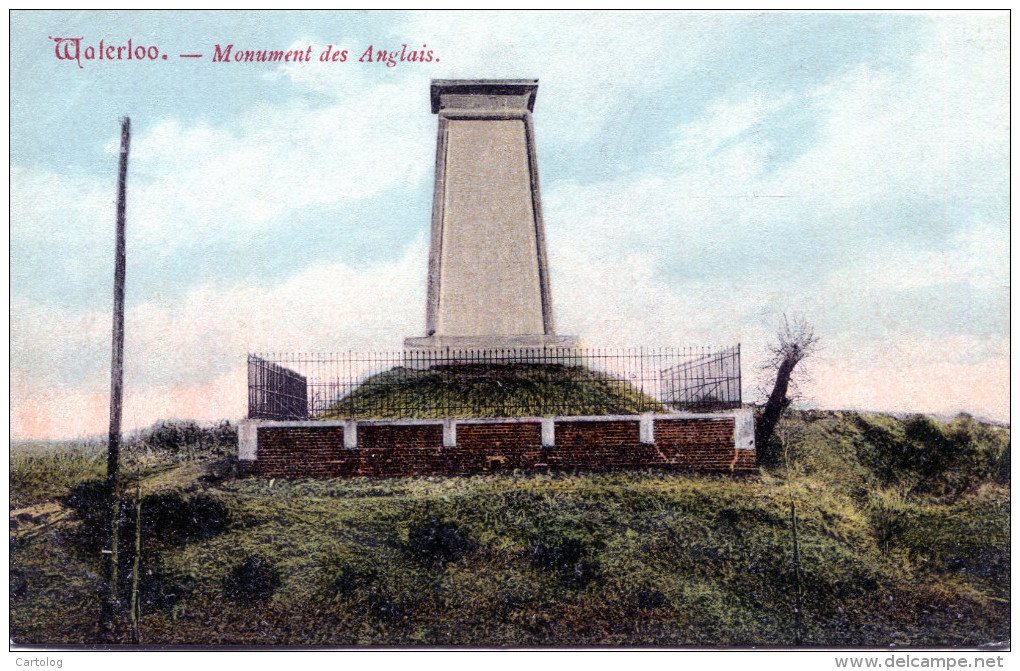 Waterloo. Monument Des Anglais - Waterloo