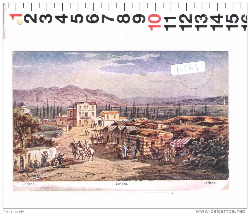 A 4569 PALESTINA JERICO  VINTAGE POSTCARD - Palestina