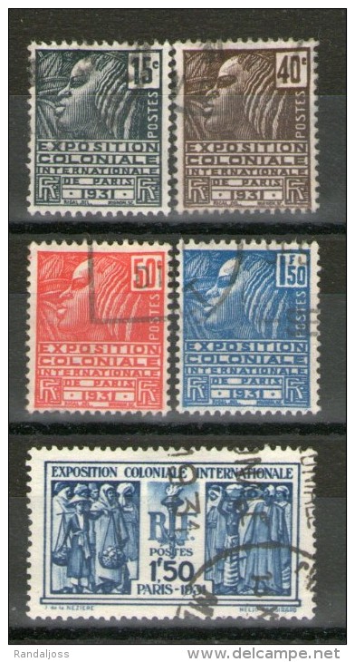 N° 270° à 274° - Used Stamps