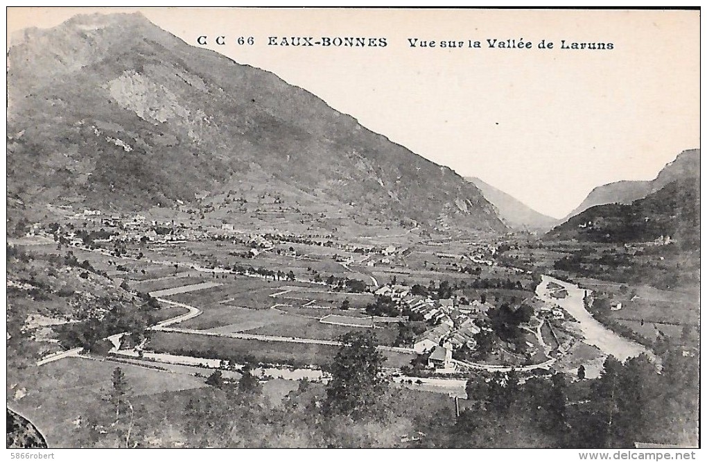 CARTE POSTALE ORIGINALE ANCIENNE : EAUX BONNES  LA VALLEE DE LARUNS  PYRENEES ATLANTIQUES (64) - Eaux Bonnes