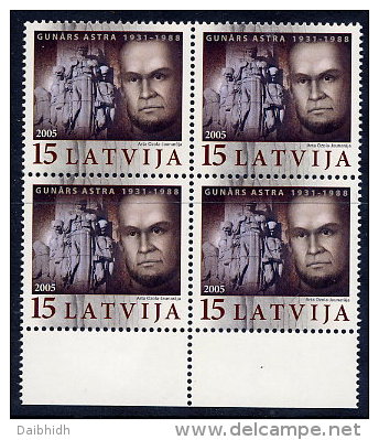 LATVIA 2005 Astra Commemoration Block Of 4 MNH / **.  Michel 646 - Lettland